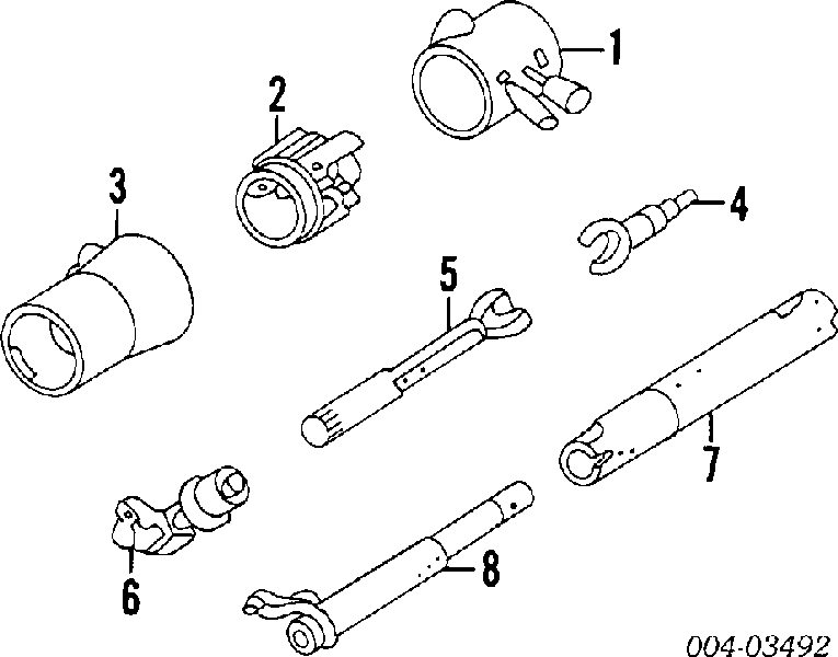 5161055AA Chrysler Контактна група замка