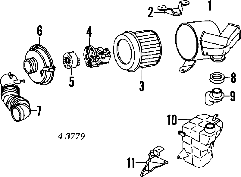 Фільтр повітряний MD603932 Chrysler