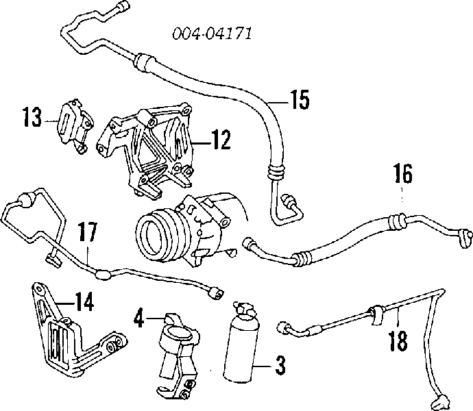 Ремінь приводний, агрегатів MB439714 Chrysler