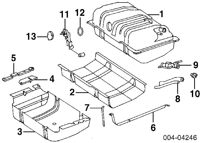  Бак паливний Jeep Cherokee 