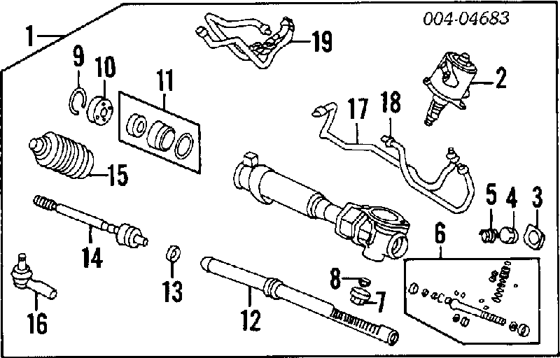 Накінечник рульової тяги, зовнішній MB527650 Chrysler