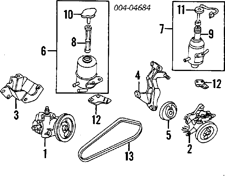 Ремінь приводний, агрегатів MD185959 Chrysler