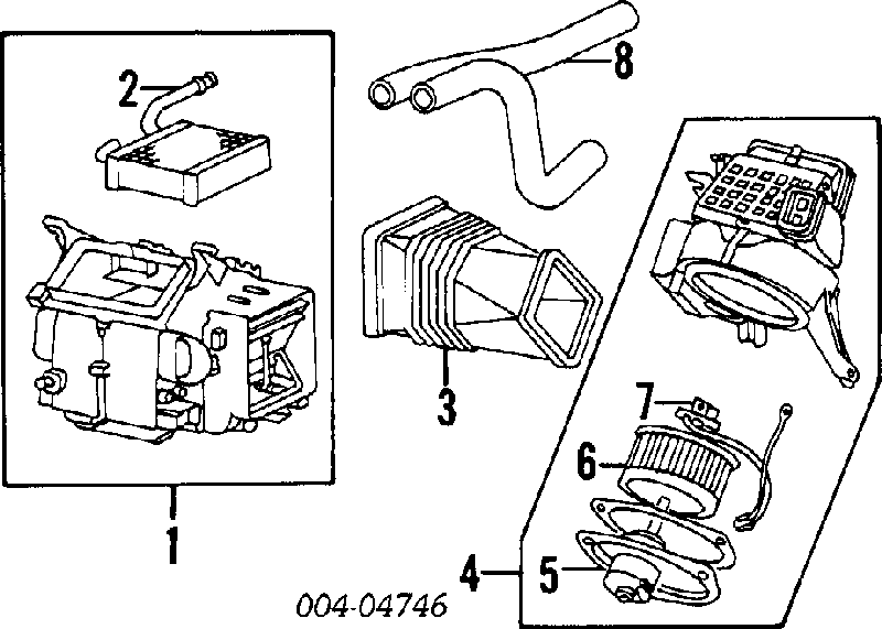Core heater на Mitsubishi Space Wagon D0V, W