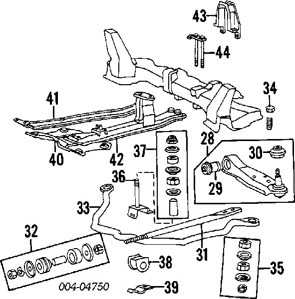 Пильник опори кульової нижній MB176047 Chrysler