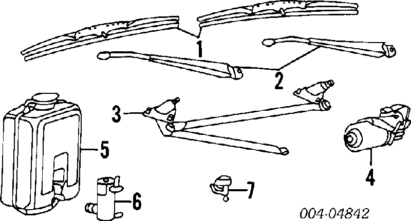 MB606300 Mitsubishi Бачок склоомивача