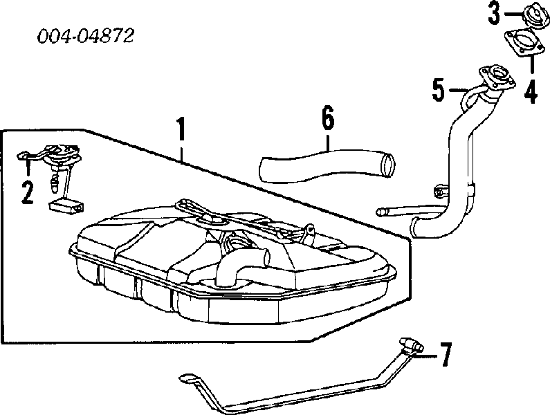 Датчик рівня палива в баку MB487703 Mitsubishi