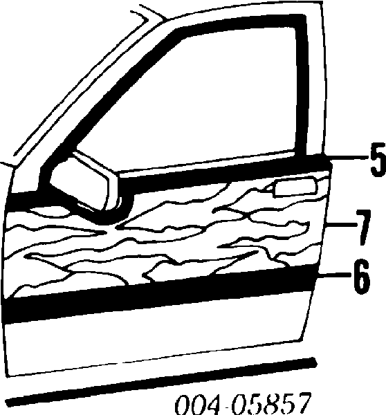 Емблема на передні двері Jeep Grand Cherokee (Джип Гранд черокі)