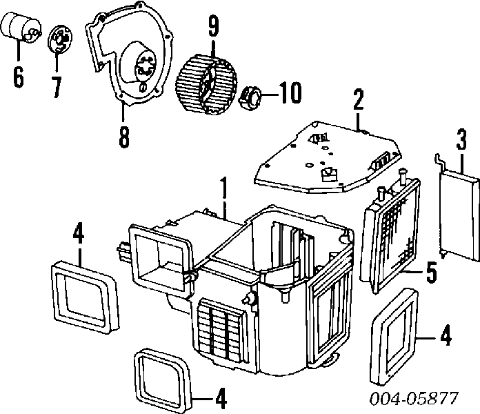 2837680 Chrysler Електромотор пічки