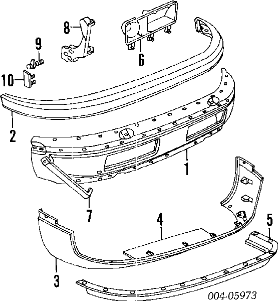 Пістон (кліп) кріплення підкрилки переднього крила 6503860 Chrysler