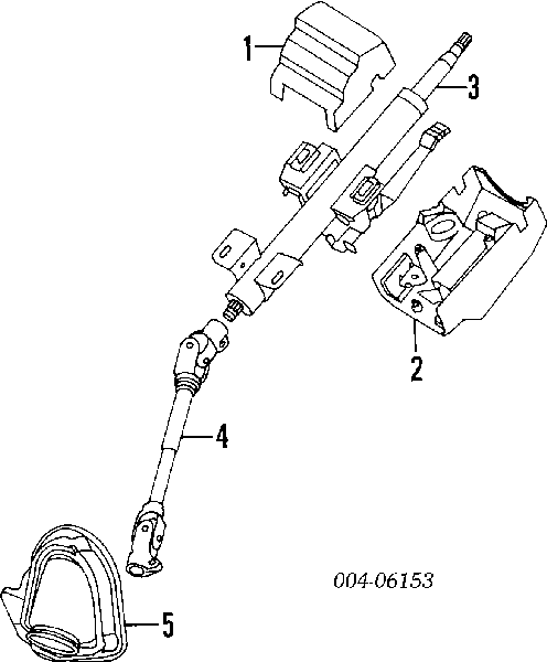 Замок запалювання, контактна група Mitsubishi Pajero 2 (V2W, V4W) (Міцубісі Паджеро)