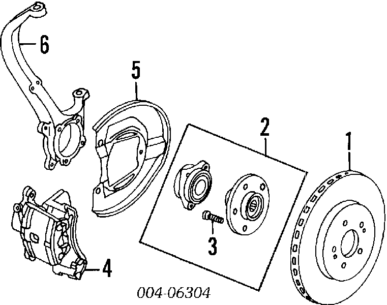 MR389537 Chrysler колодки гальмівні передні, дискові