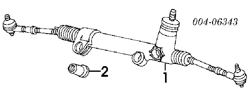 Пильник рульового механізму/рейки Chrysler Voyager 2 GS (Крайслер Вояжер)