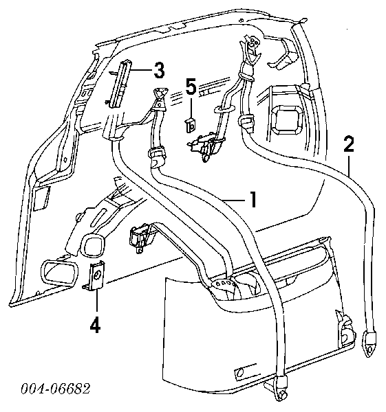 Болт/гайка кріплення 06101712 Chrysler