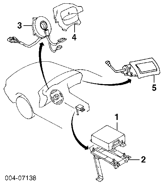 MR228112 Chrysler кільце airbag контактне