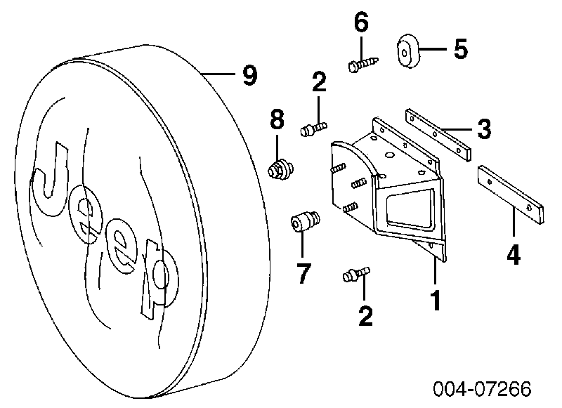 Гайка колесная CHRYSLER 6036310AA