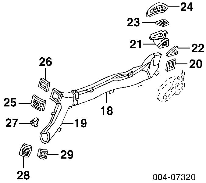 Капот 4754207 Chrysler