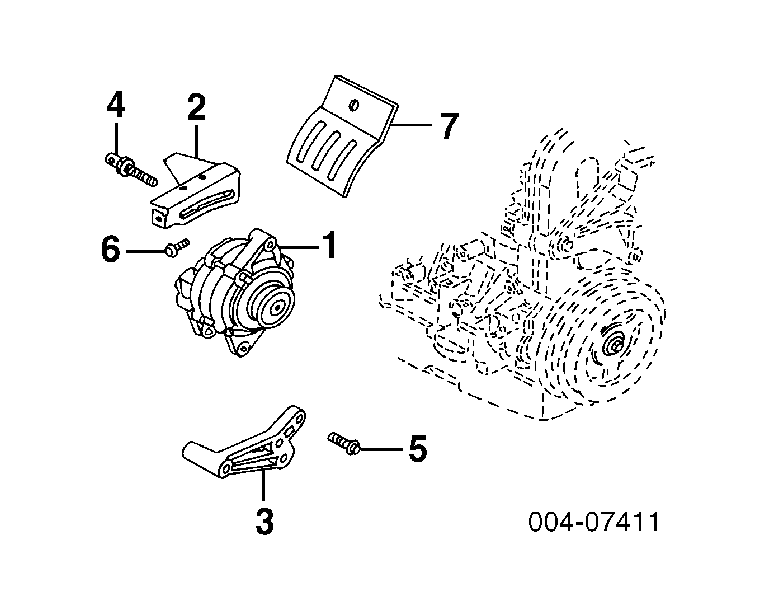 Ремінь приводний, агрегатів 04668380AC Chrysler