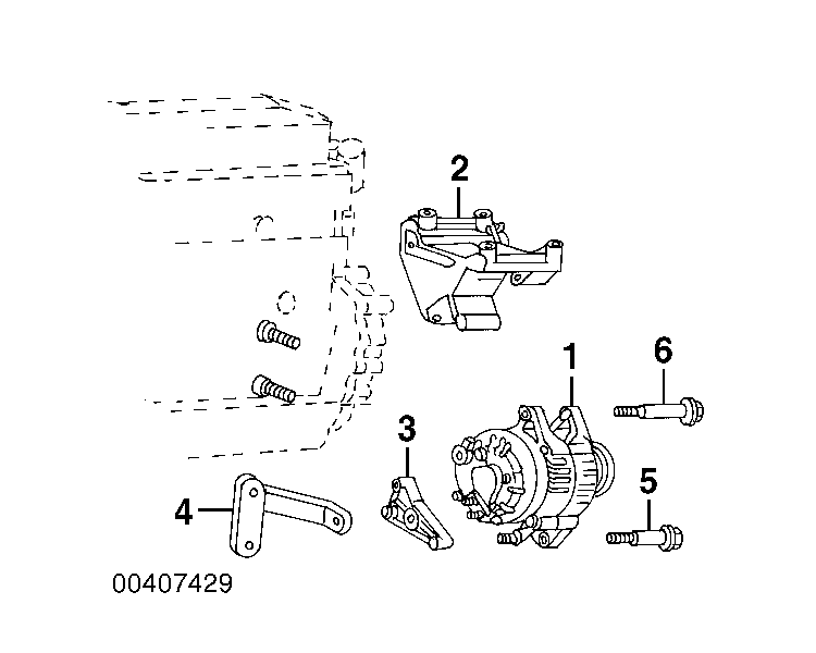 Генератор 56005685 Chrysler