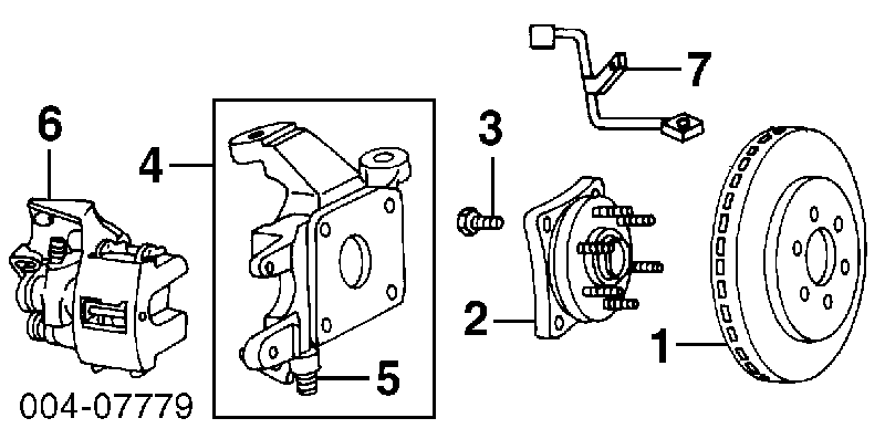 Колодки гальмові задні, дискові 4897219AB Chrysler