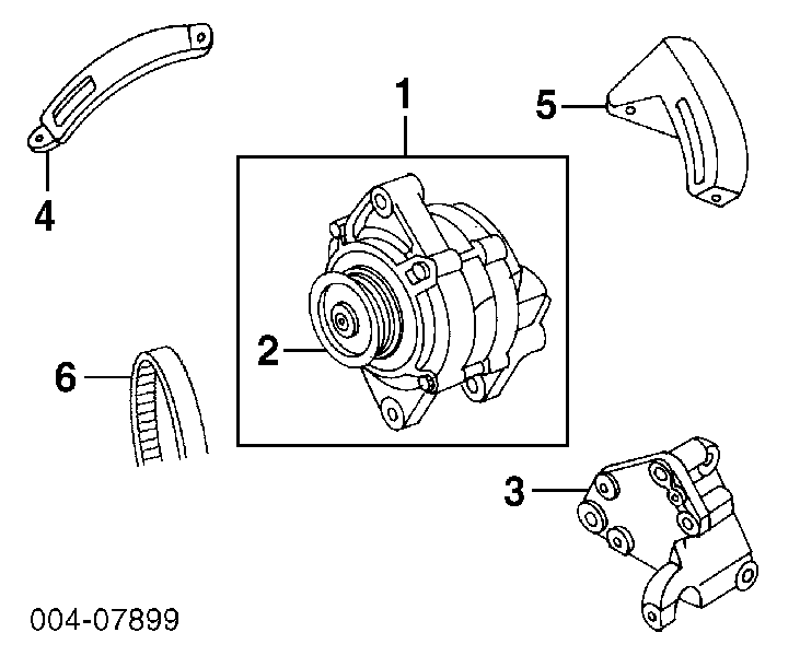 Шків генератора BOSCH F032234897