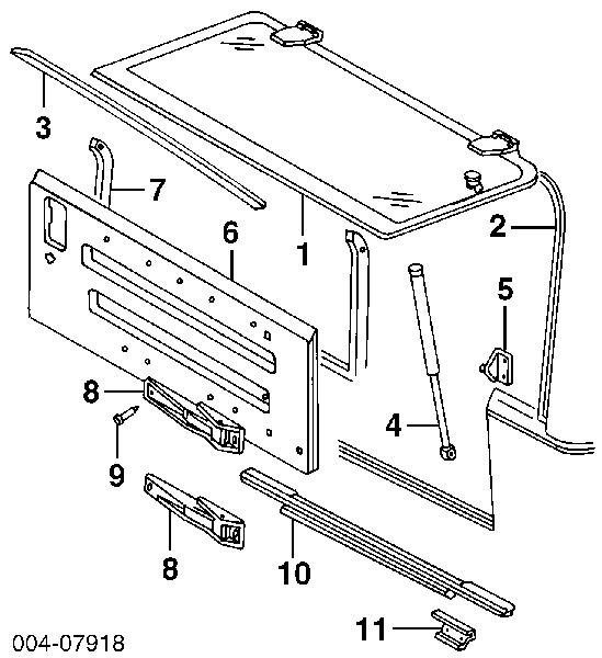 Двигун склоочисника лобового скла (трапеції) 55176471 Chrysler