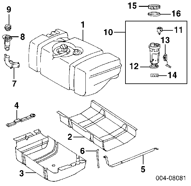 Кришка/пробка бензобака 5278655AA Chrysler