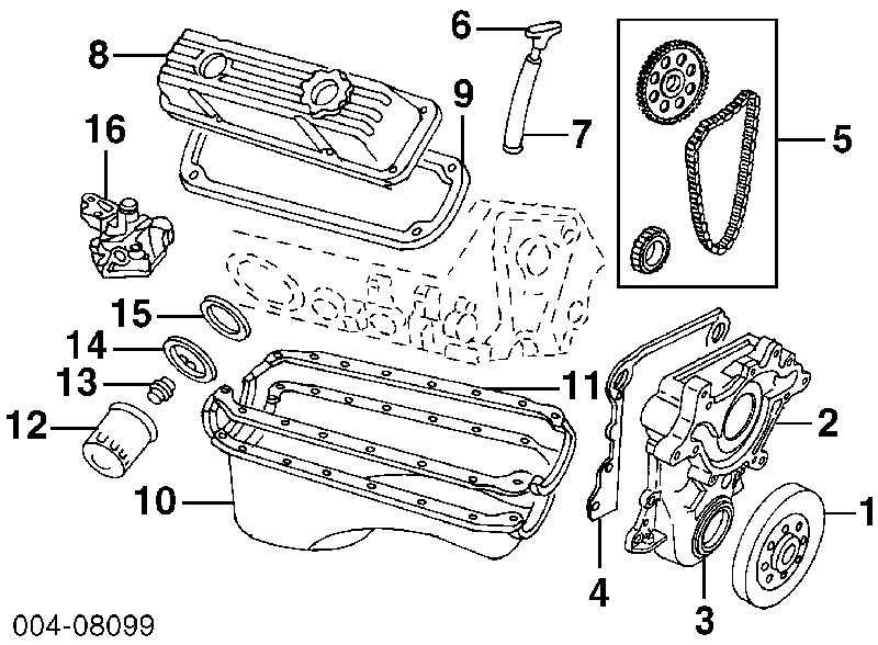 Насос масляний 2806270 Chrysler