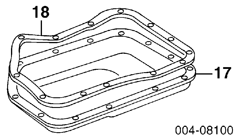 Прокладка піддону АКПП 2464324AC Chrysler