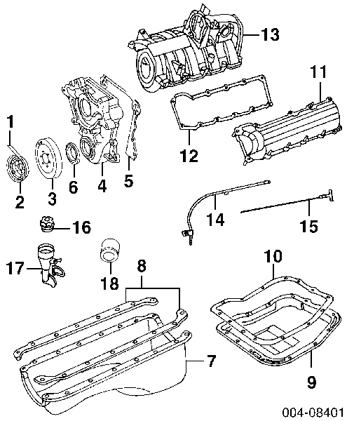 Прокладка клапанної кришки, права K53020878 Fiat/Alfa/Lancia