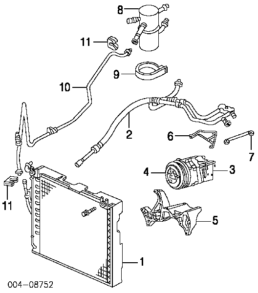  Компресор кондиціонера Jeep Cherokee 2