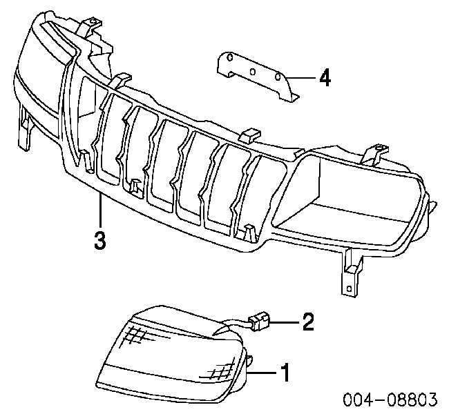 Фари Chrysler 55155553AD ціна, від 50.85 USD
