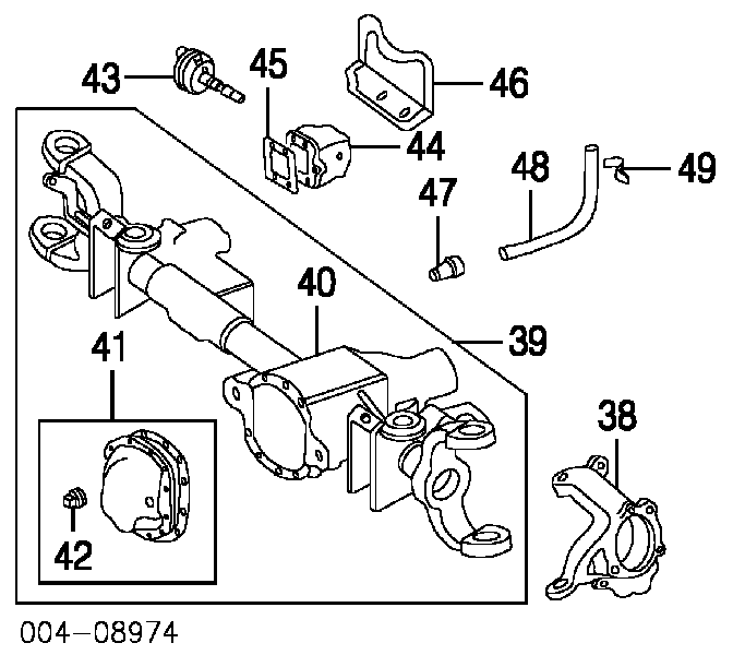 Кульова опора, верхня 4746696 Chrysler