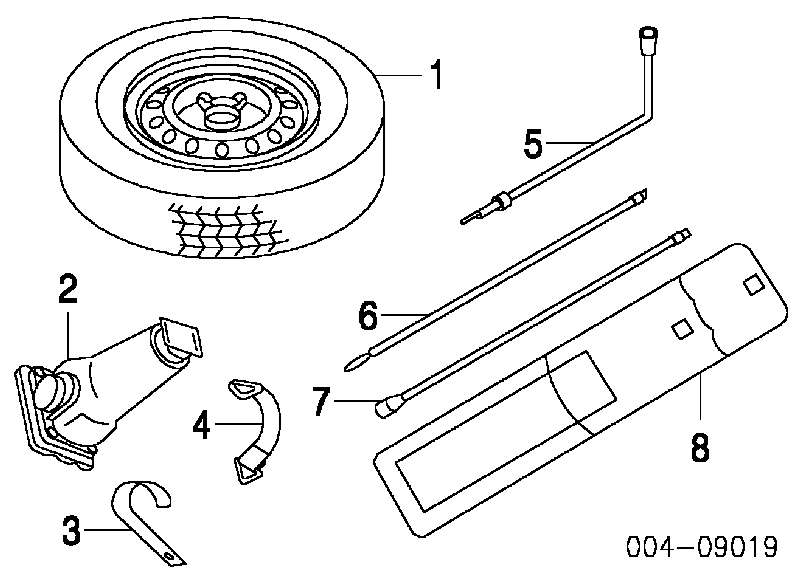 Домкрат 52059104 Chrysler