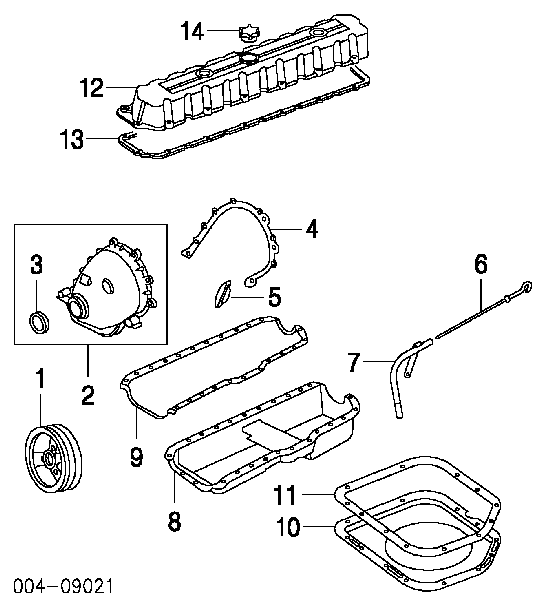 Прокладка піддону АКПП 4295875AB Chrysler