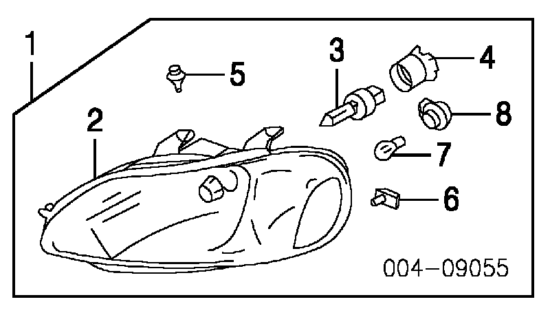 Болт/гайка кріплення Mitsubishi Pajero 2 Canvas Top (V2W, V4W) (Міцубісі Паджеро)
