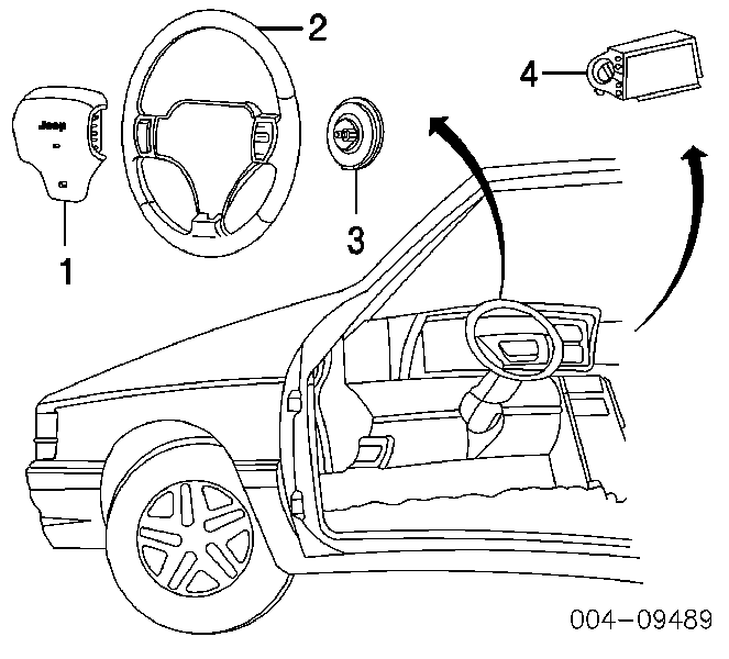 4685712AC Chrysler кільце airbag контактне