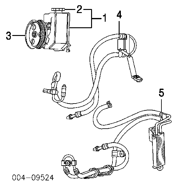 52088710AB Chrysler Насос гідропідсилювача