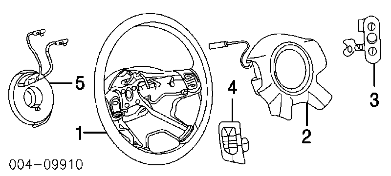 56042313AB Chrysler Блок кнопкових перемикачів кермового колеса