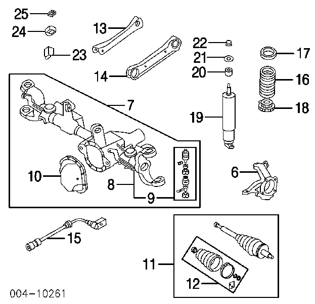 CH822608A Interparts піввісь (привід передня, права)