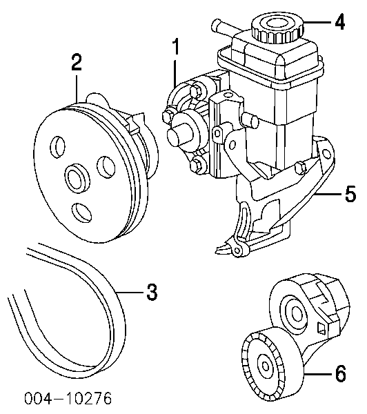 5272328AC Chrysler насос гідропідсилювача керма (гпк)