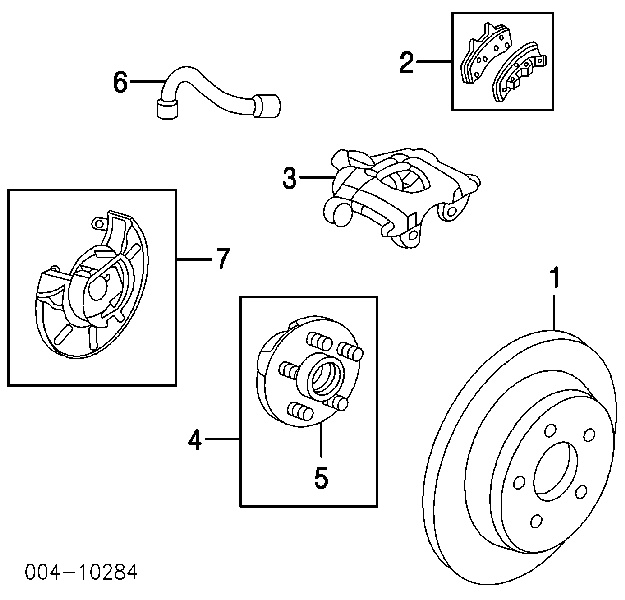 Диск гальмівний задній 4721023AE Chrysler