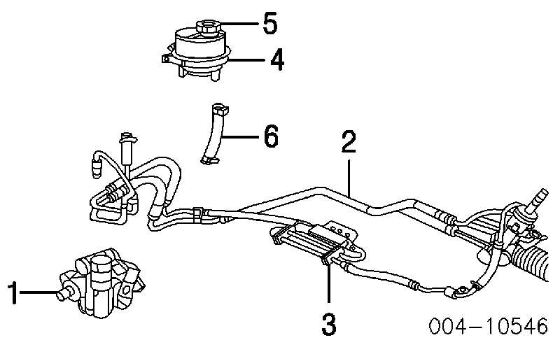 4880404AA Chrysler бачок насосу гідропідсилювача керма