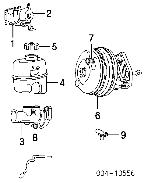 Датчик АБС (ABS) задній 5103087AA Chrysler