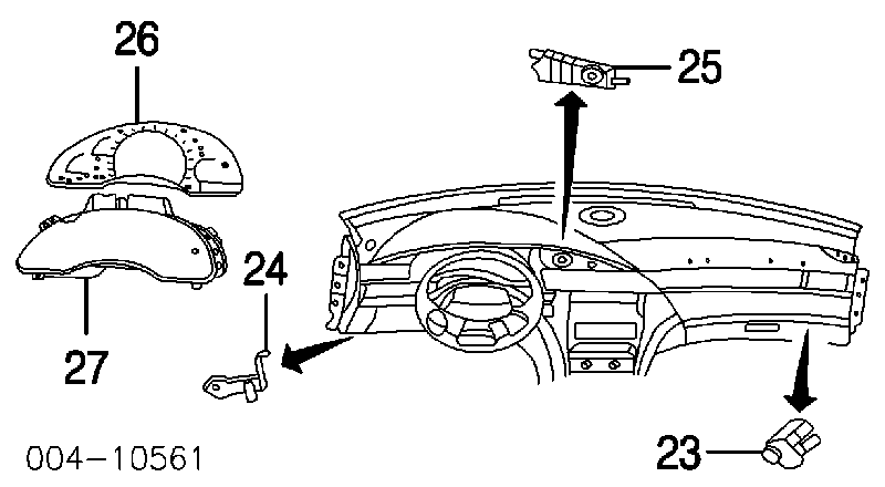 4221463 Chrysler Підсилювач гальм вакуумний