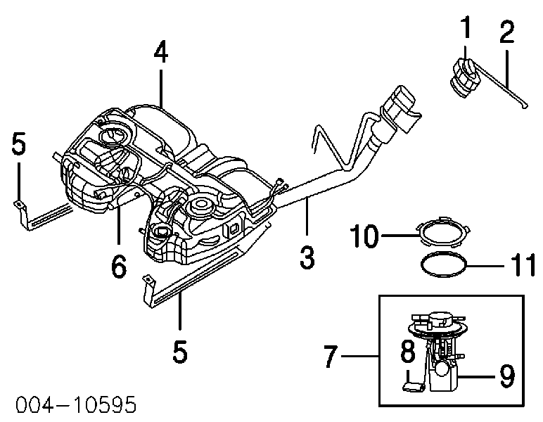 Кришка/пробка бензобака 52102464AB Chrysler