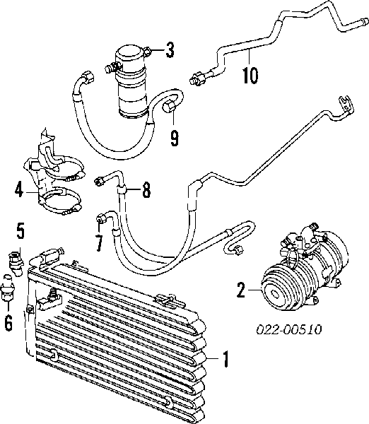 893260403F VAG Конденсатор