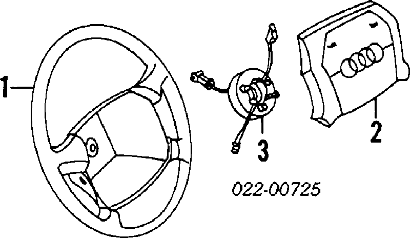 4A0419091BAAS1 VAG Рульове колесо