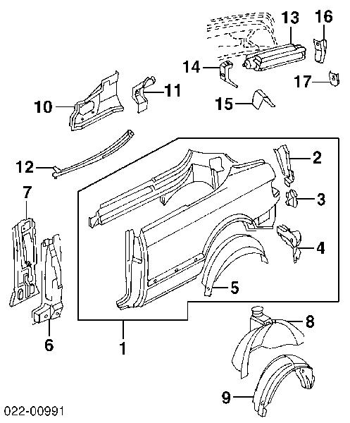 Актуатор замка ляди VAG 4A0862153A ціна, від 8.31 USD
