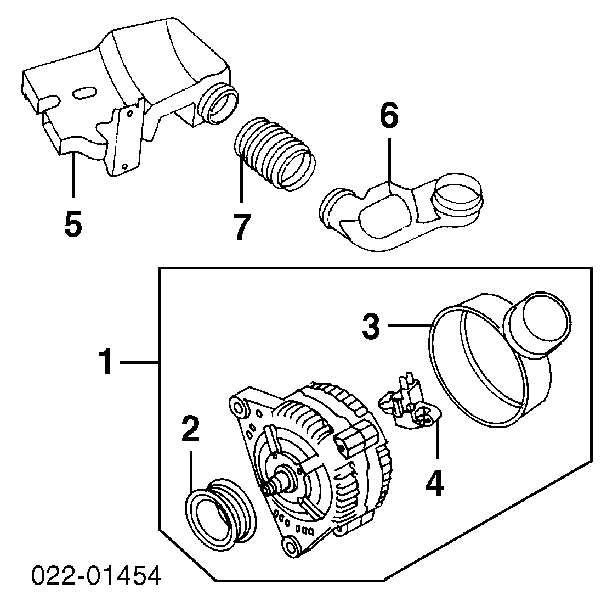 Генератор 038903018DV VAG