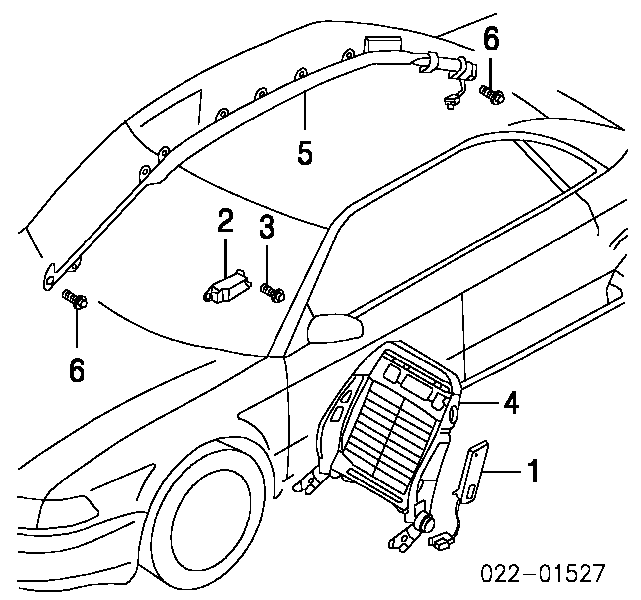 Подушка безпеки AIRBAG спинки сидіння, правого Audi A4 B5 (8D2) (Ауді A4)